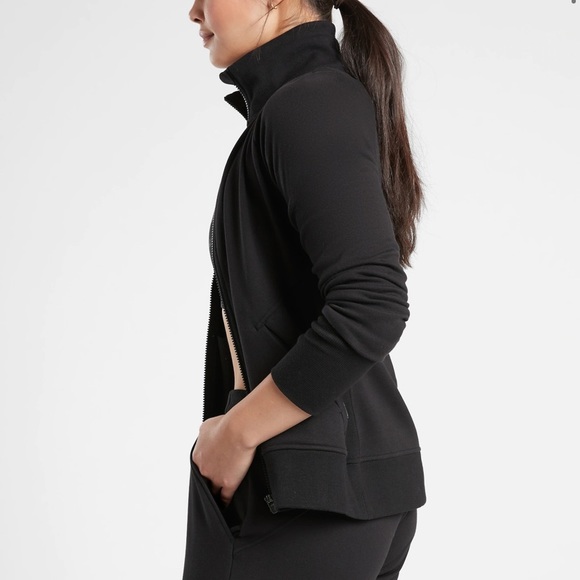 Athleta Jackets & Blazers - Athleta New Black Triumph Full Zip Jacket
